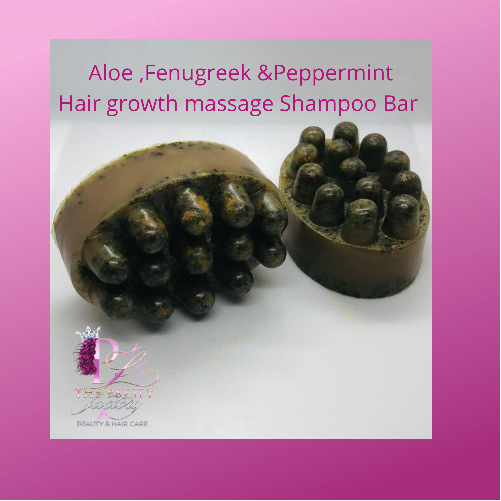 Aloe Peppermint Fenugreek Shampoo Bar